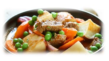 Gemüse-Rindfleisch-Kartoffeleintopf